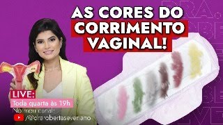 GUIA COMPLETO Tudo sobre corrimento vaginal e suas cores corrimento saúdefeminina saúdeíntima [upl. by Raimundo]