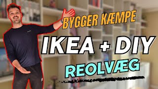 Renovering af stuer  fra start til færdig  IKEA Hack  flipper hus for 1000000kr projekt 1 ep 10 [upl. by Otrebide256]