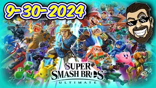 WRECKED BY RIDLEY Super Smash Bros Ultimate 9302024 stream [upl. by Alleusnoc]