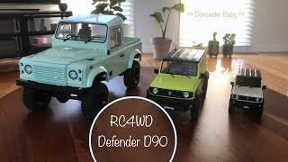 Unboxing RC4WD Gelande II RTR 110 Scale  2015 Land Rover Defender D90 PickUp Heritage Edition [upl. by Somar]