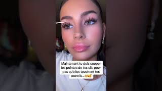 ✨Objectif longs cils naturels avec le sérum pour cils Lash by Diyana cils makeup youtubeshorts [upl. by Aipmylo]