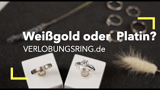 Weißgold oder Platin Welches Edelmetall für meinen Verlobungsring [upl. by Laehcym]