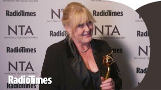 NTAs 2023 Sarah Lancashire on working with Sally Wainwright and winning Special Recognition [upl. by Iolanthe]