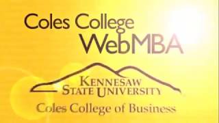 Coles College WebMBA Ranked Accredited Convenient [upl. by Calise]