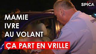 Ivre au volant elle va rendre fous les gendarmes [upl. by Suiramad865]