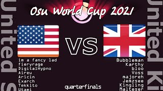 osu World Cup 2021 United States VS United Kingdom quarterfinals [upl. by Ajram]