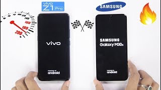 Samsung Galaxy M30s vs Vivo Z1 Pro Speedtest Comparison amp RAM Management [upl. by Dalohcin]