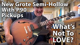 ENG SUB Grote semi hollow guitar review [upl. by Orofselet]