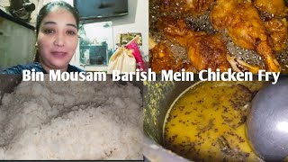 simple dal chawal or chicken fry banai Zeenat Shahid Indian vlogger [upl. by Nois]