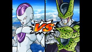 DBZ Budokai Tenkaichi 3 Duel Frieza Final Form Red Potara vs Cell Perfect Red Potara [upl. by Hardin147]