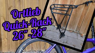 Ortlieb Quick Rack 26quot28quot Gepäckträger cargo ortlieb fahrrad ebike [upl. by Florrie]