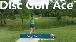 Disc Golf Ace  World Champion  Paige Pierce  Hole in One  PDGA World Doubles Championships [upl. by Lach]