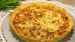 quiche aux poulesكيش بالدجاج بعجينة خفيفة و بنة رائعة، مكونات جد بسيطة كيشبالدجاج مملحات quiche [upl. by Bogie975]