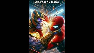 🕷️SpiderMan VS Thanos💥 SpiderMan Thanosshorts spiderman thanos brawlstars marvel superman [upl. by Arramat262]