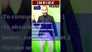 IMBIBE MEANING IN HINDI [upl. by Bartolomeo]