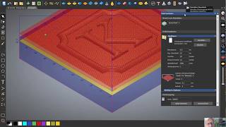 Tutorial 4 ArtCam Schriften und Rahmen [upl. by Adnauqal]