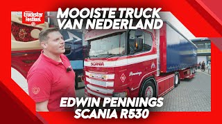 Scania R530 Pennings Transport  Mooiste Truck van Nederland 2024 [upl. by Sculley]