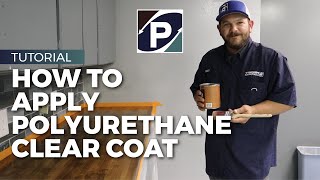 How to apply Polyurethane Clear Coat  How to [upl. by Bonns215]