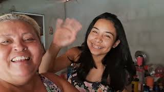 vlog do dia florzinha foi pescar peixe família 3 [upl. by Holzman242]