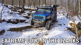 Extreme Cold and Epic Snow Overlanding in the Ozarks [upl. by Nahpets]