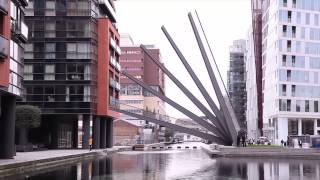 Timelapse Fan Bridge Merchant Square Paddington [upl. by Lalad480]