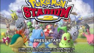 Pokemon Stadium 2 Lances Theme Music [upl. by Bran]