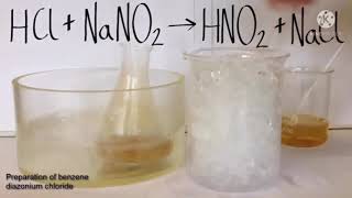 Diazotization reaction and preparation of Azo dyeastute4022 [upl. by Acirahs]