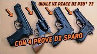 QUALE PISTOLA A SALVE PREFERITE  CON 4 PROVE DI SPARO [upl. by Steel]