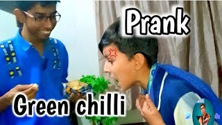 CHILLI PRANK on friend 😱😬  Dangerous 😱🥵 [upl. by Ylus]