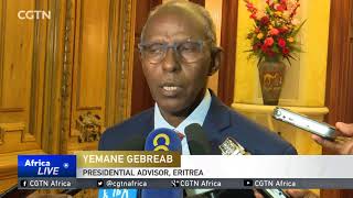 Both heads of state attend reopening of Asmara embassy [upl. by Auhsoj]