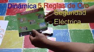 Dinámica para las 5 Reglas de Oro de Seguridad Eléctrica [upl. by Nester81]