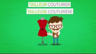 Tailleurcouturier  Tailleusecouturière [upl. by Reamonn]