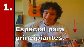 001 Clases de guitarra para principiantes  aprende tu primera canción ahora hoy quotwonderwallquot [upl. by Borchers267]