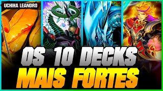 OS 10 MELHORES DECKS DO DUEL LINKS ATUALMENTE  YUGiOh Duel Links [upl. by Amorita790]