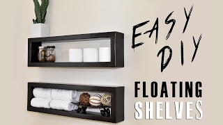 7 DIY Floating Shelf [upl. by Ecinad]