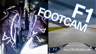 FOOTCAM IN A 2022 FORMULA 1 CAR [upl. by Greta]