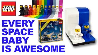 Every Space Baby is Awesome  MOD of Lego sets 40516 and 40712  Micro Classic Space [upl. by Recneps]