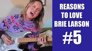 REASON 5 TO LOVE BRIE LARSON SHE REALLY SINGS [upl. by Agnella924]