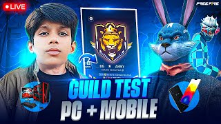 Pc  Mobile Live Guild Test For BG Esp 🔥💀 Serious guild test 🤯💫 After Long 🔥🕒NonstopGaming [upl. by Selie]