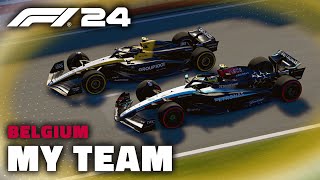 NEXT LEVEL PERFORMANCE  F1 24 My Team Career Mode  Round 14 Belgium [upl. by Atteiluj]