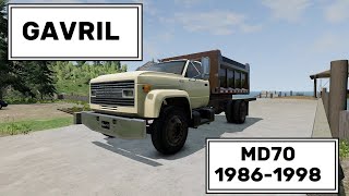 BeamNGdrive Update 033 Freeroam East Coast USA  1986 Gavril MD70 Dump Bed [upl. by Maudie]