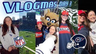 come with us to a Titans game AS INFLUENCERS vlogmas day THREE 💙 [upl. by Dot]