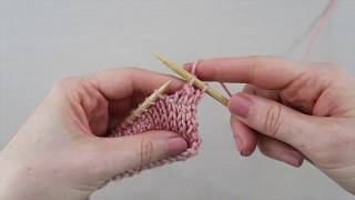 How to decrease a stitch at each end of a row [upl. by Dulcy573]