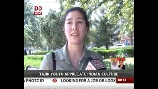 Craze for Indian culture in Tajikistan [upl. by Nahgeem]