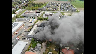 Brennt Produktionshalle in Salzhausen am 07052023 [upl. by Amabel]