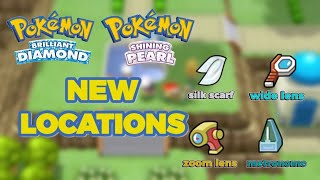 Where to Find Silk Scarf  Metronone Zoom Lens amp Wide Lens in Pokemon BDSP Nintendo YouTuber [upl. by Ann229]