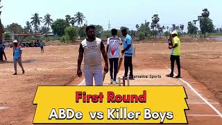 ABDe Selavadi vs killer Boys  Mhai Bharathi Magic Boys Cricket Clubin 10th year 30k tournament ipl [upl. by Terena]