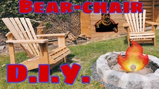 Gartenstuhl  Adirondack  Bear Chair selber bauen [upl. by Perzan]