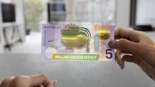 Next generation of Australian banknotes New 5 60 second video [upl. by Nairrot]