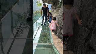 Danlu Mountain Tourism Travel Glass Bridge Guangxi Nandan Danlu Mountain Scenic Area 26 [upl. by Kcirdot]